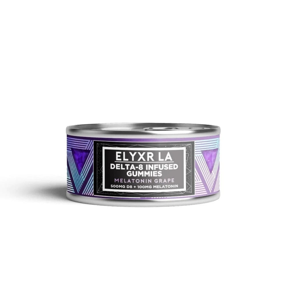 Delta 8 Gummies (500mg) - Melatonin Grape Flavor