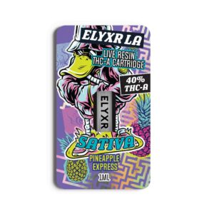 THC-A 40% Cartridge Live Resin Pineapple Express Sativa - 1ml 