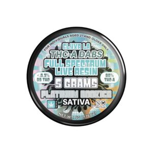 THC-A Dabs Full Spectrum Live Resin Platinum Cookies Sativa - 5g