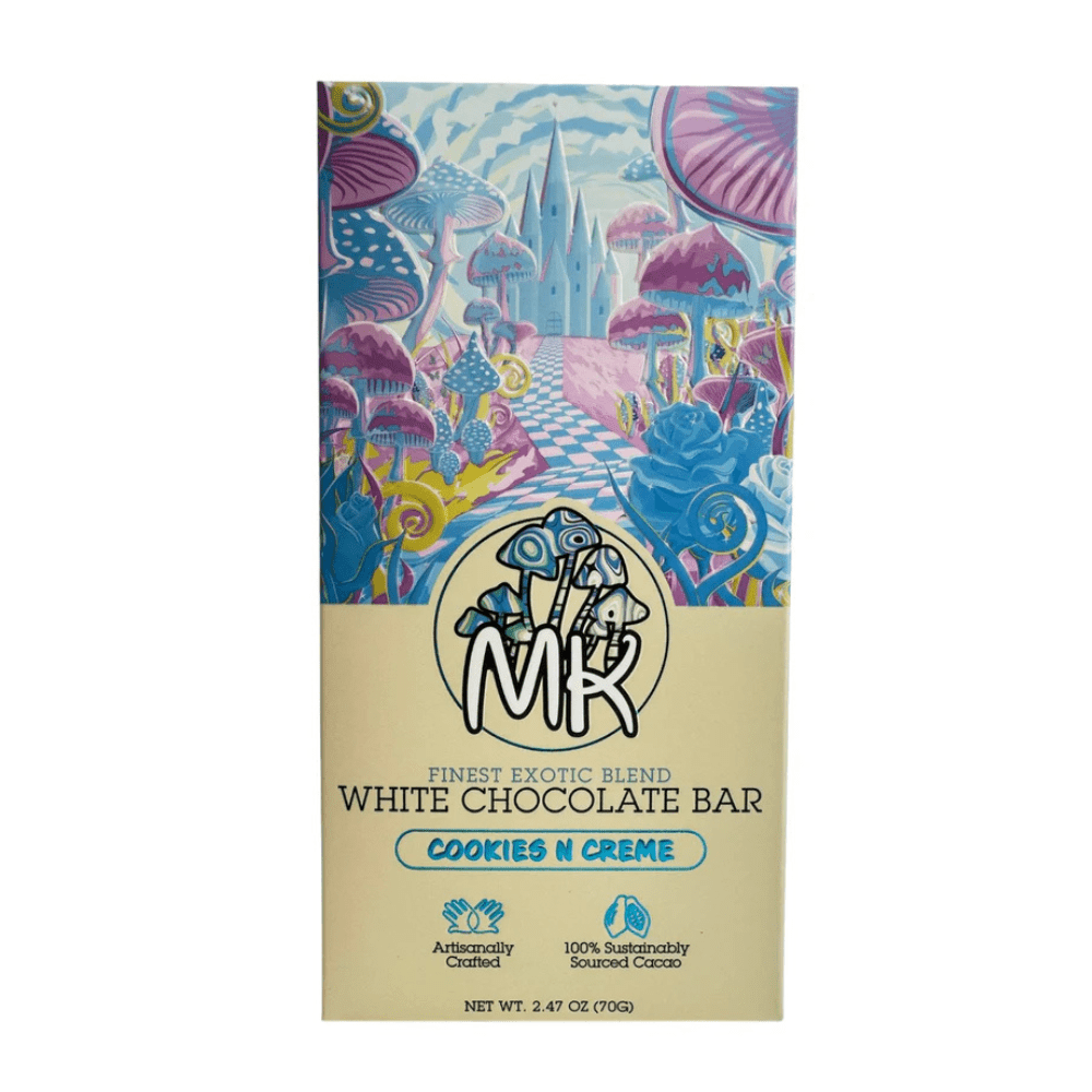 Magic Kingdom Mushroom Chocolate Bar - White Chocolate Bar - Cookies N Creme