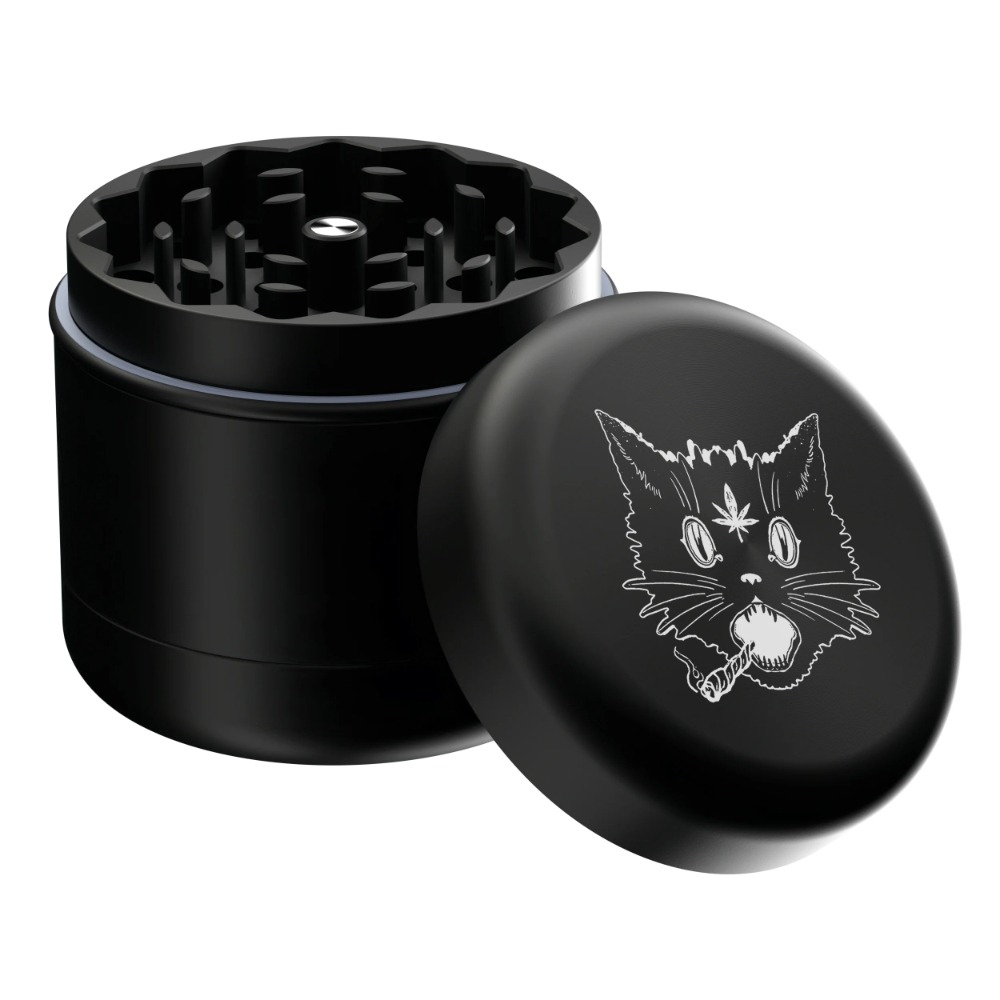 Buy Blackcraft 4 Piece Grinder - Cat Art