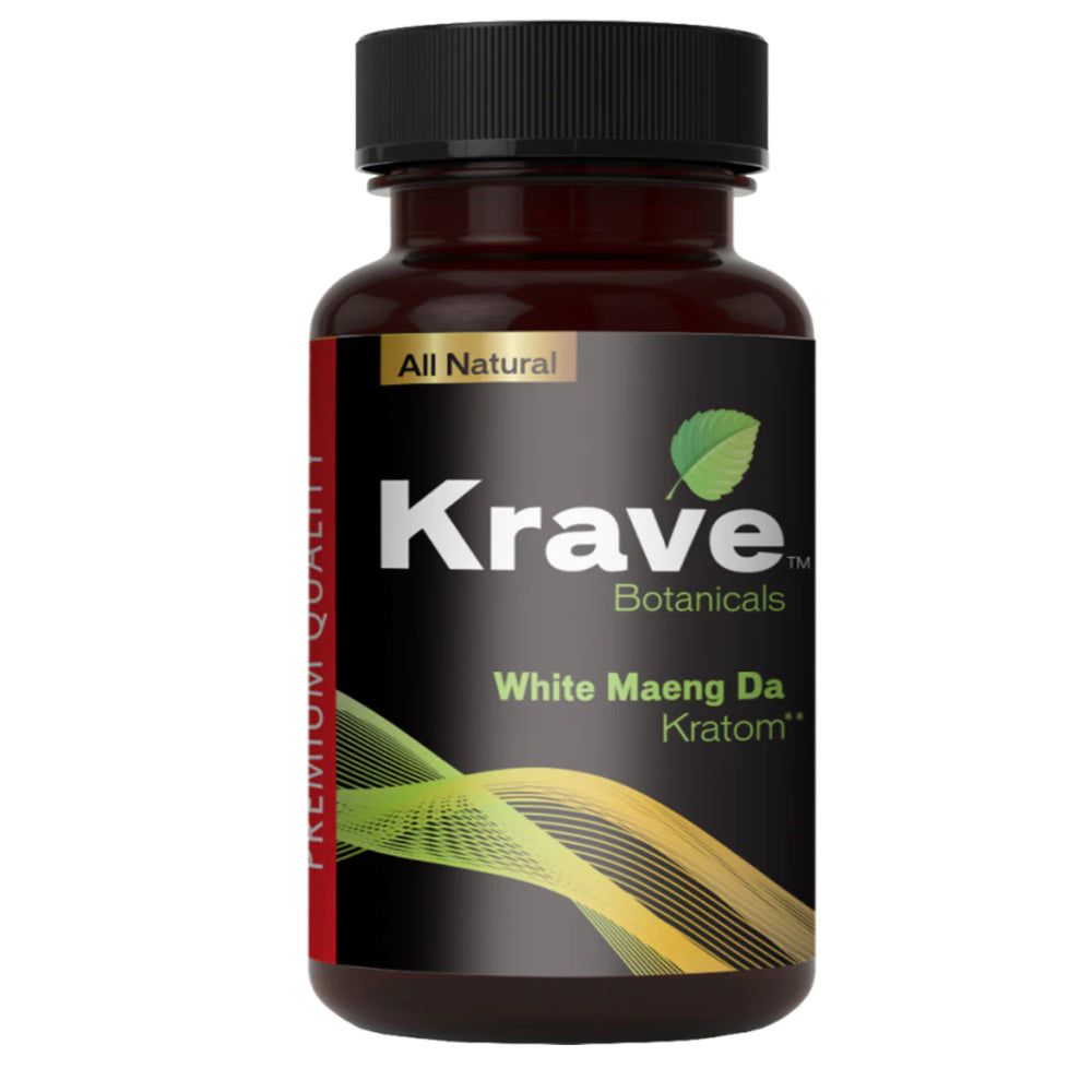 Krave Kratom Capsules White Maeng Da - 150ct