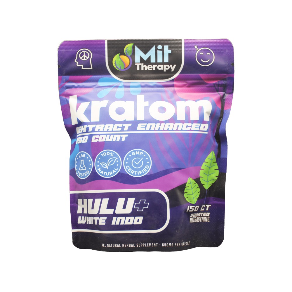 Buy Mit Therapy Kratom Capsules - hulu white indo - 150ct