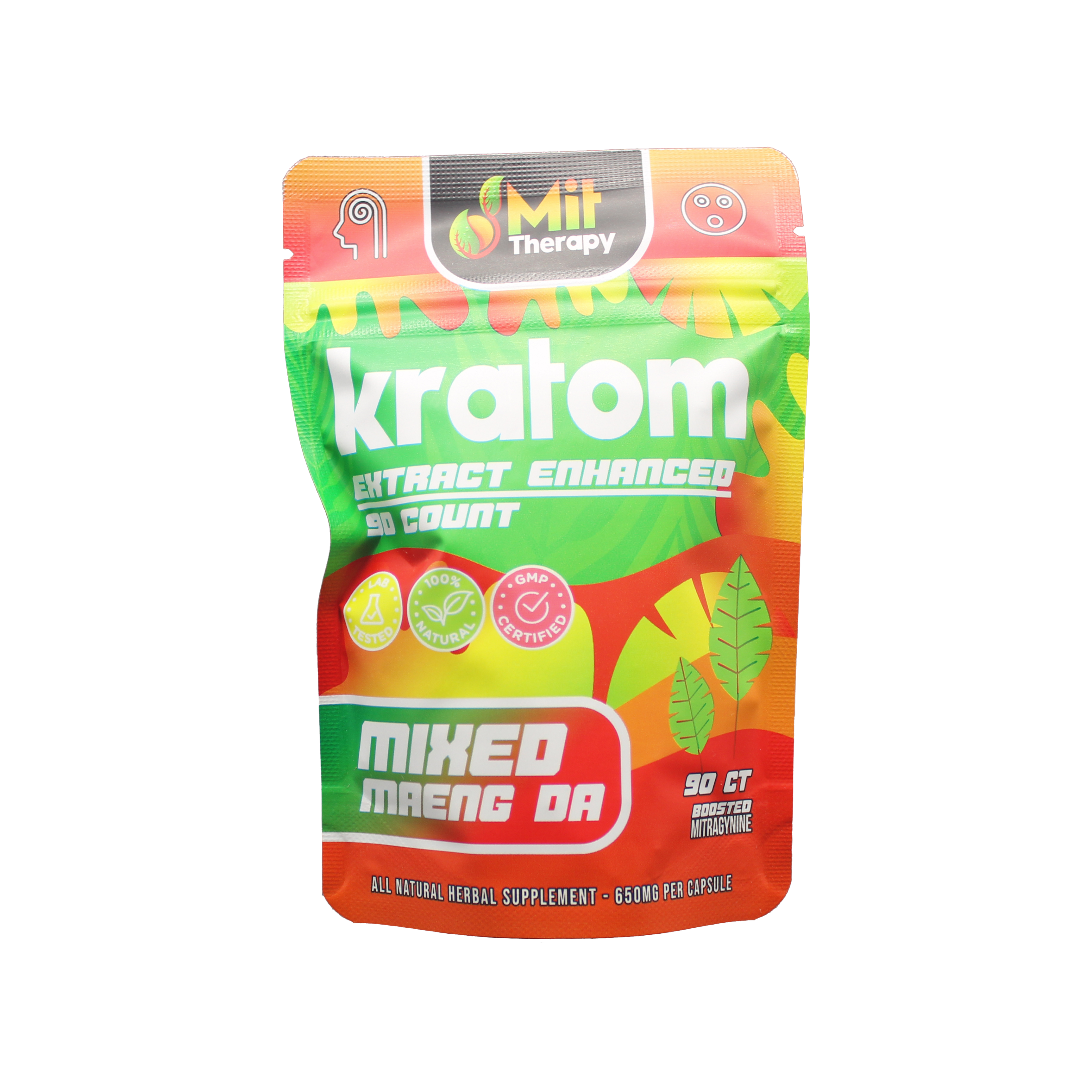 Mit Therapy Kratom Capsules Mixed Maeng Da  - 90ct