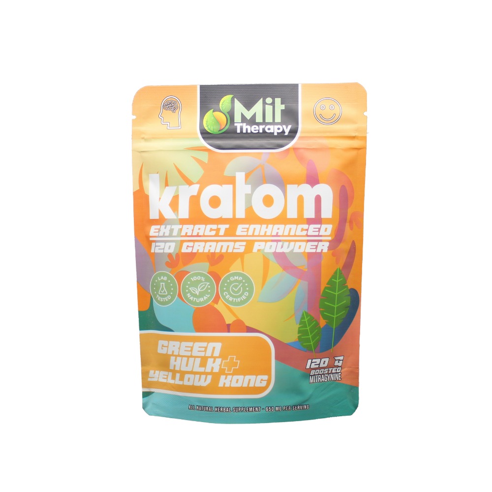 Buy Mit Therapy Kratom Powder - Green Hulk Yellow Kong - 120g