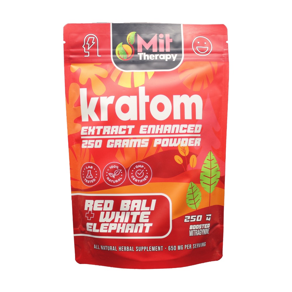 Buy Mit Therapy Kratom Capsules - Red Bali White Elephant - 250g