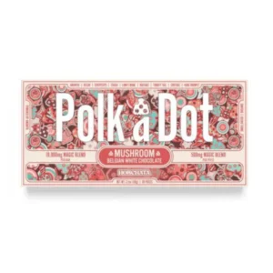 Polka Dot Mushroom Chocolate Bar (10,000mg)