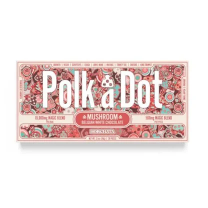 Polka Dot Mushroom Chocolate Bar (10,000mg)