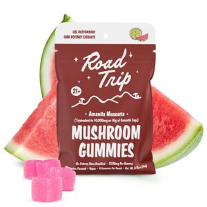Road Trip Amanita Muscaria Mushroom Gummies - Watermelon Flavor