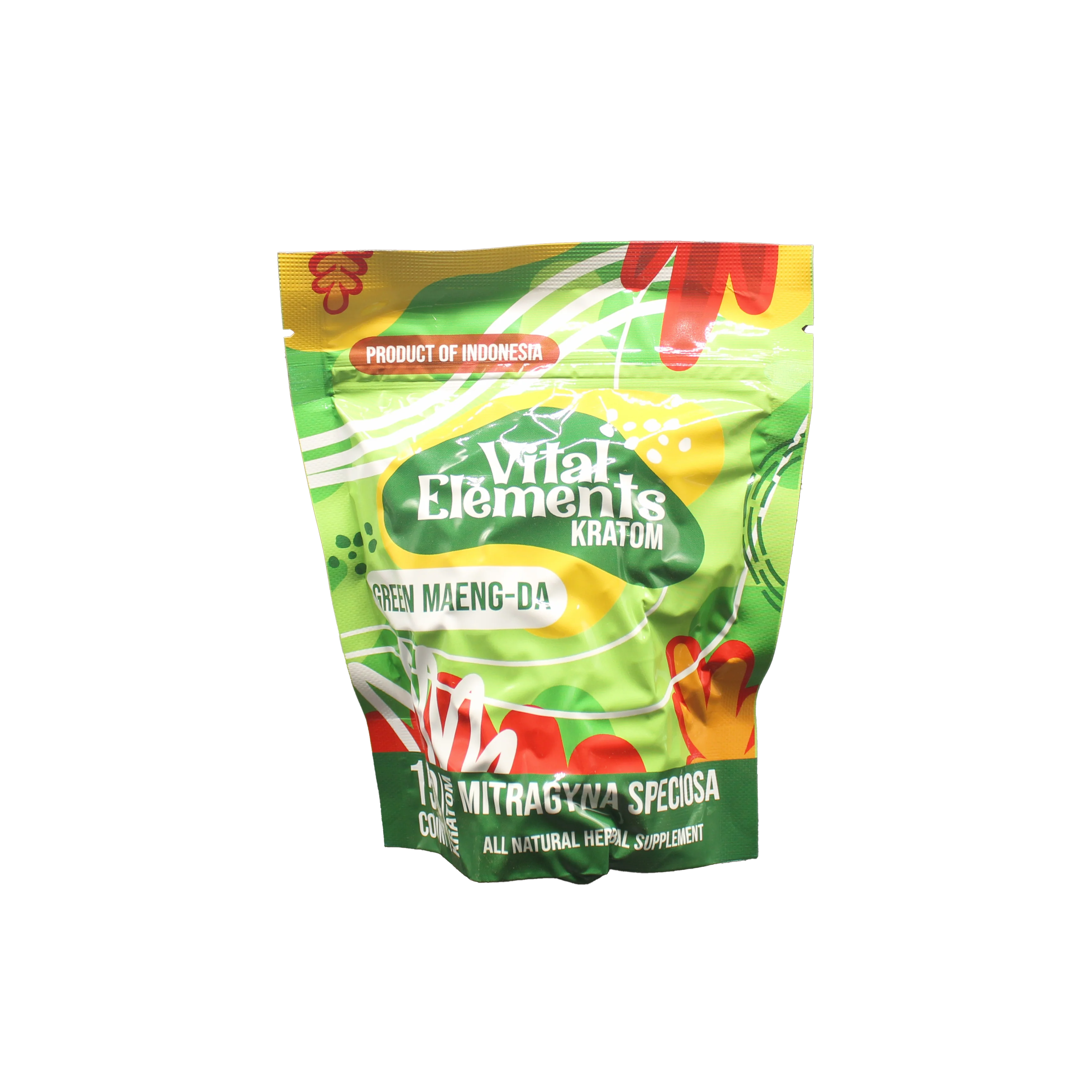 Vital Elements Kratom Capsules Green Maeng Da - 150ct