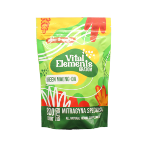 Vital Elements Kratom Capsules Green Maeng Da - 300ct