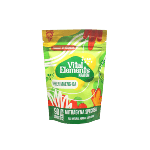 Vital Elements Kratom Capsules Green Maeng Da - 90ct