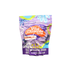 Vital Elements Kratom Capsules Mixed Malay - 150ct