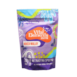 Vital Elements Kratom Capsules Mixed Malay - 300ct