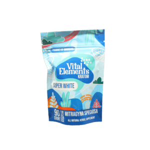 Vital Elements Kratom Capsules Super White - 90ct