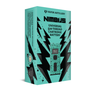 Buy Vapor Artillery Nimbus Cartridge Battery - 210 Thread - Teal Black Color