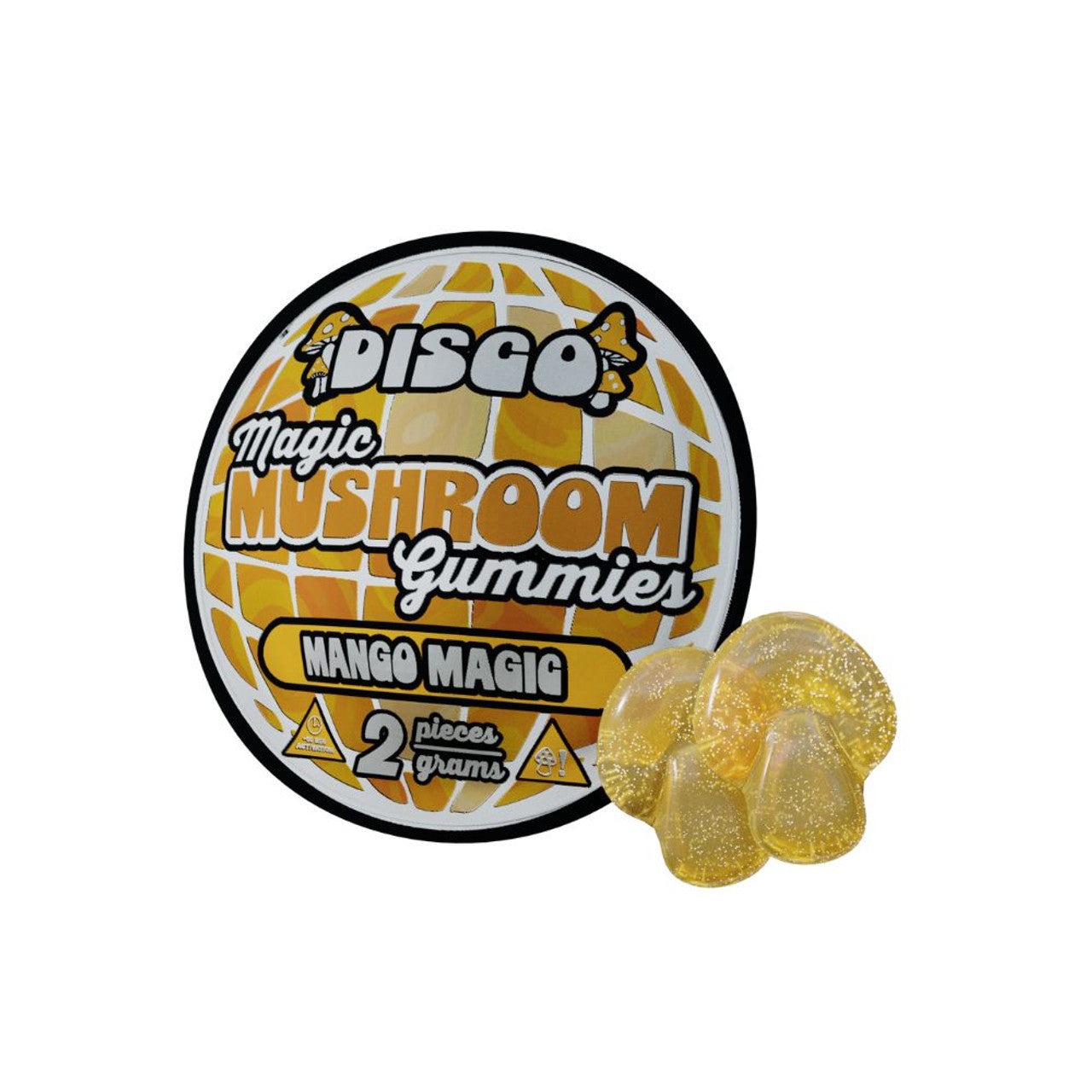 Buy Disco Magic Mushroom Gummies (2000mg) - Mango Magic