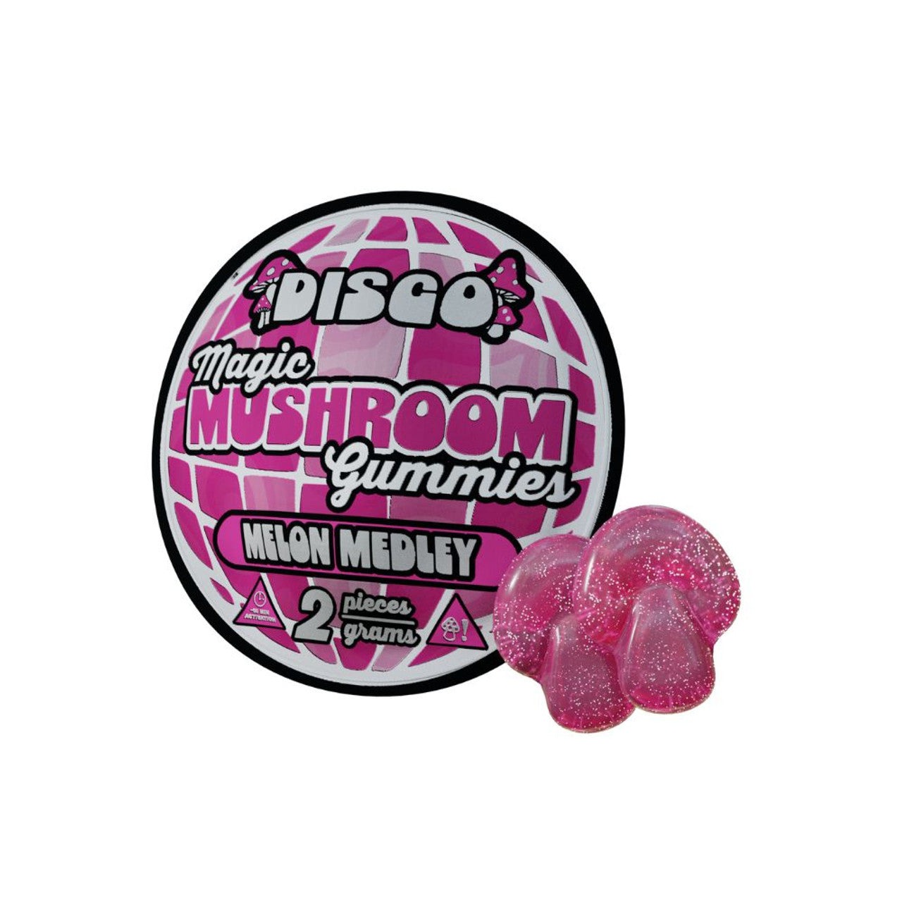 Buy Disco Magic Mushroom Gummies (2000mg) - Melon Medley