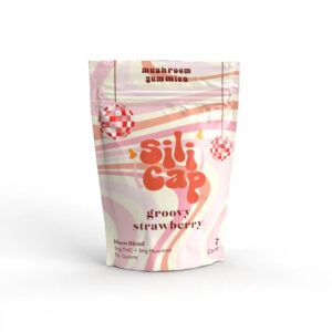 Buy Silicap Disco Blend Mushroom + D9 Gummies - groovy strawberry