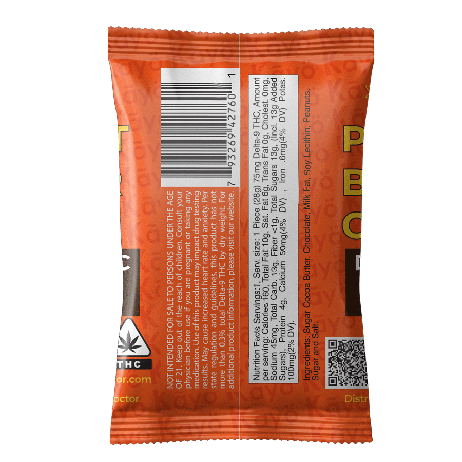 Buy The Hemp Doctor Delta 9 Peanut Butter Cup (75mg)
