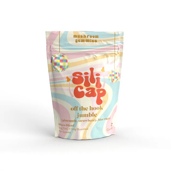 Buy Silicap Disco Blend Mushroom + D9 Gummies - off the hook jumble