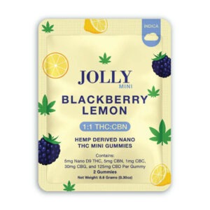 Buy Jolly Mini 1:25 D9 Gummies - Blackberry Lemon - Hemp Derived Nano THC Mini Gummies