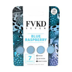 Buy FVKD 7-OH Tablets - 18mg - 4 Count - Blue Raspberry