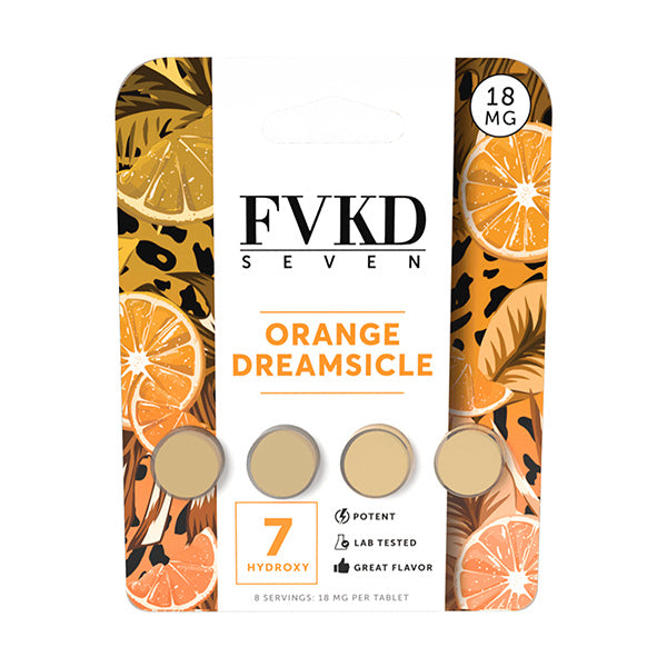 Buy FVKD 7-OH Tablets - 18mg - 4 Count - Orange Dreamsicle