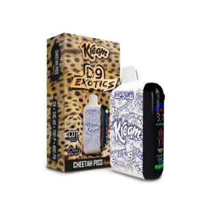 Buy Kream Exotics Delta 9 Disposable (8000mg) - Tiger Breath - Cheetah Piss Hybrid Strain