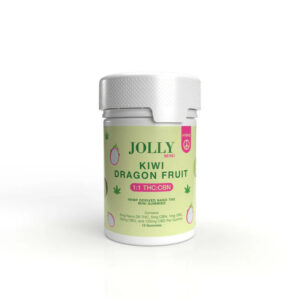 Buy Jolly Mini 1:25 D9 Gummies - Kiwi Dragon Fruit - Hemp Derived Nano THC Mini Gummies