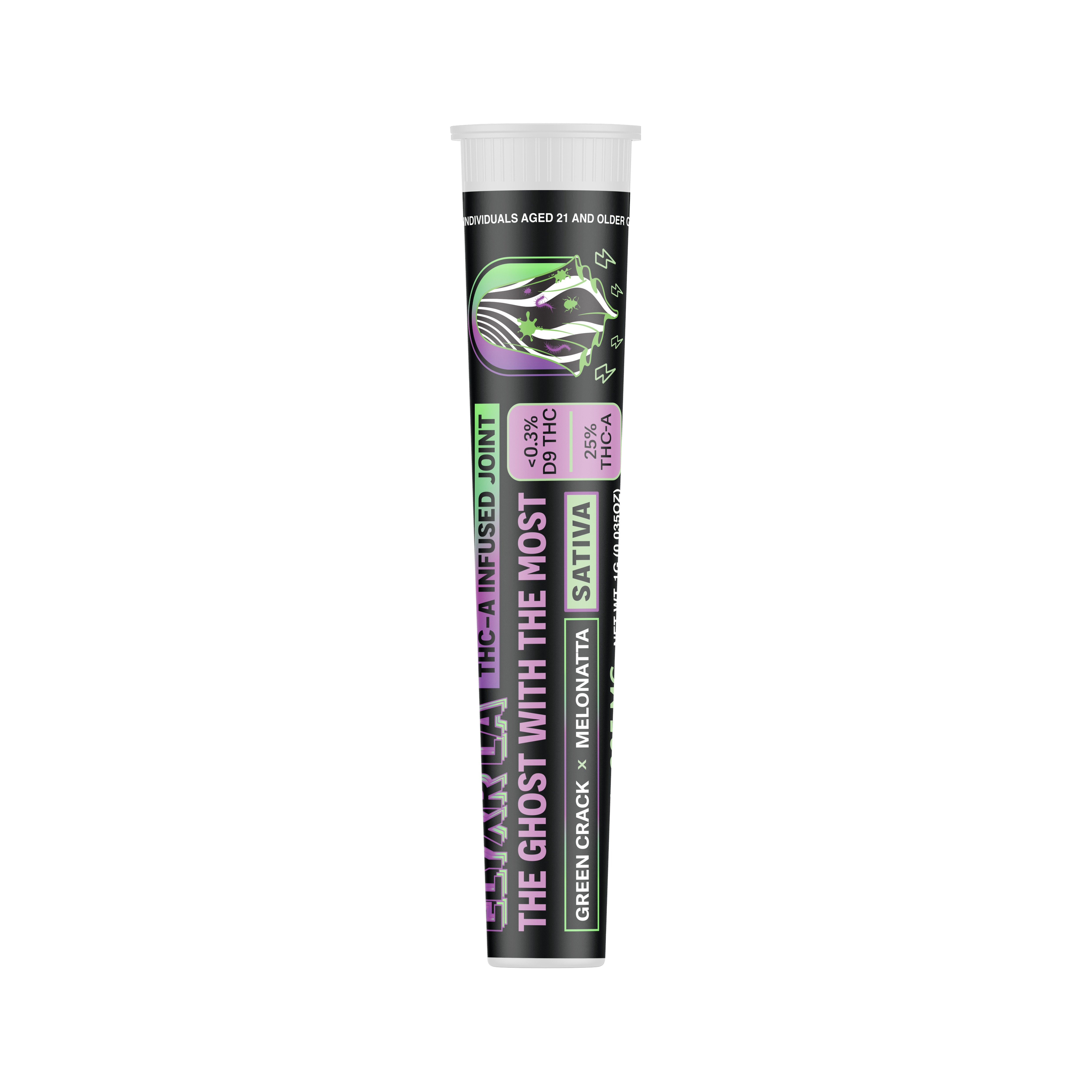 ELYXR LA THCA Infused Joint - The Ghost With The Most - Sativa