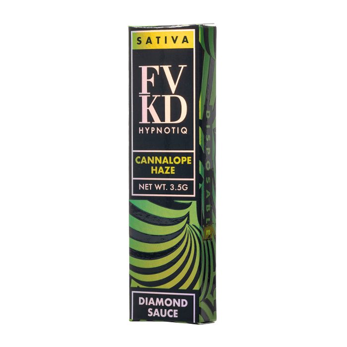 Buy FVKD Hypnotiq THC-A Diamond Sauce Disposable (3500mg) - Indica ~ Cannalope Haze Strain/Flavor