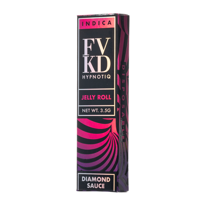 Buy FVKD Hypnotiq THC-A Diamond Sauce Disposable (3500mg) - Indica ~ Jelly Roll Strain/Flavor