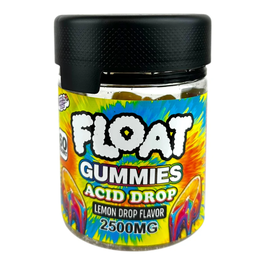 Float Smart Shroom & D9 Gummies (60 Count) - Lemon Drop Flavor