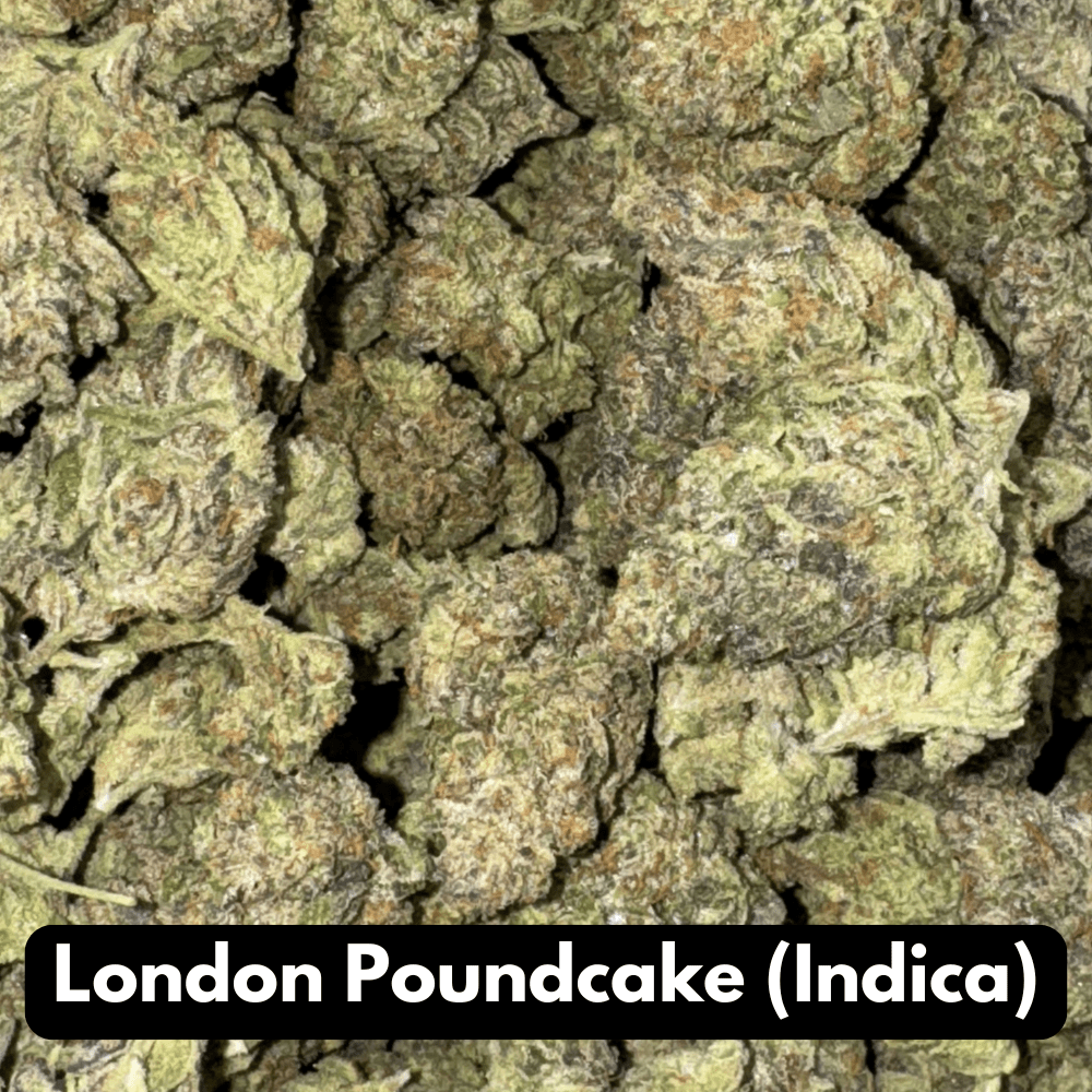 Buy Natural THCA Flower - London Poundcake Indica Strain