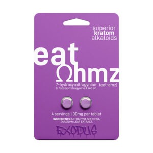 Exodus Eat Ohmz 7-Hydroxy 8-Hydroxy Red Oh Tablets 30mg 2ct