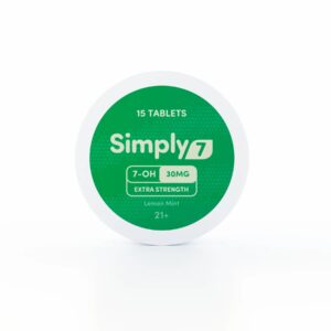 Simply7 7-OH Tablets - 1.15CT 30MG Front Sticker Lemon Mint
