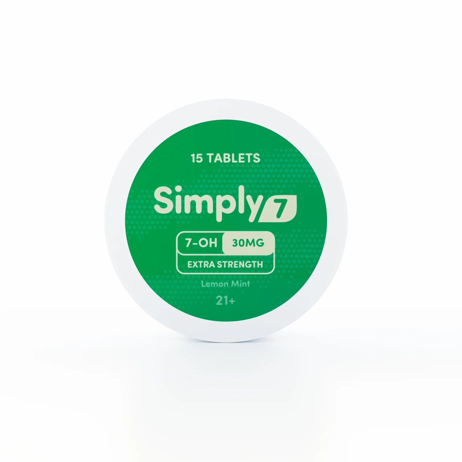 Simply7 7-OH Tablets - 1.15CT 30MG Front Sticker Lemon Mint