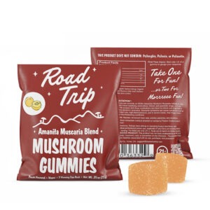 Road Trip Desert Stardust Mushroom Gummies (2 Count) - Peach Flavor