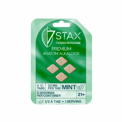 7Stax Premium 7-OH Kratom Alkaloid Tablets (80mg – 4 Count)