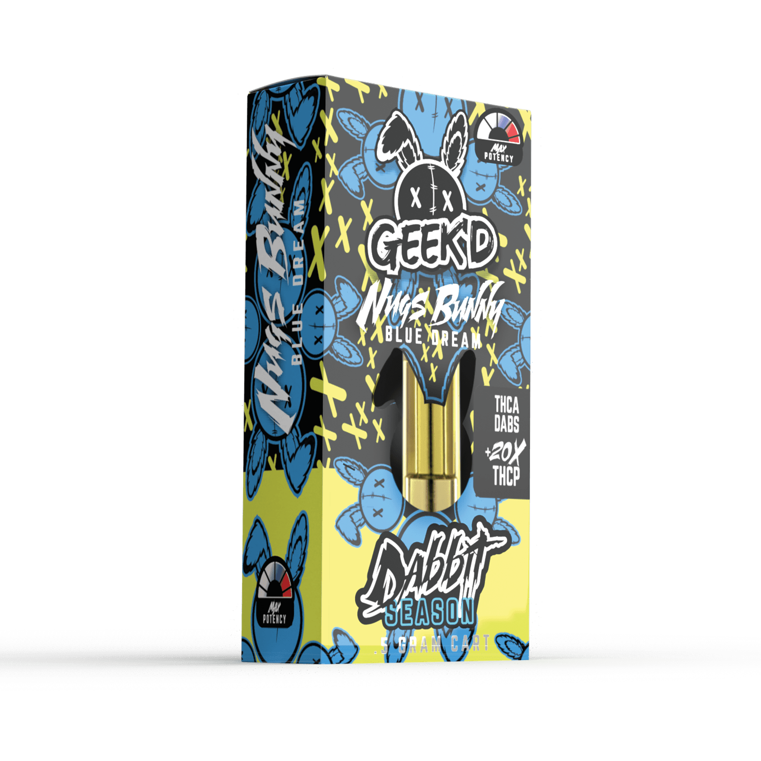 Geek'd Dabbit Nugs Bunny, Blue Dream