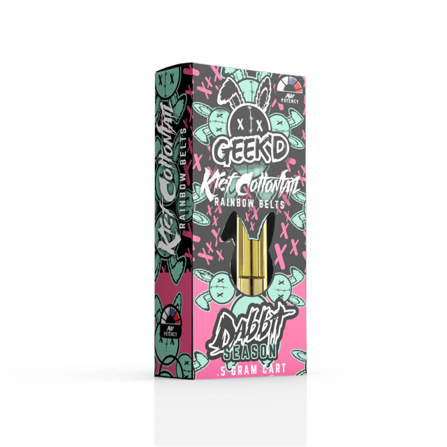 Geek'd Dabbit Rainbow Belts Kief Cottontail, Indica