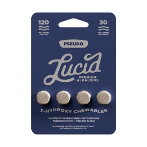 Lucid Pseudo Blend 7-Hydroxy Tablets, 120mg, 4-count