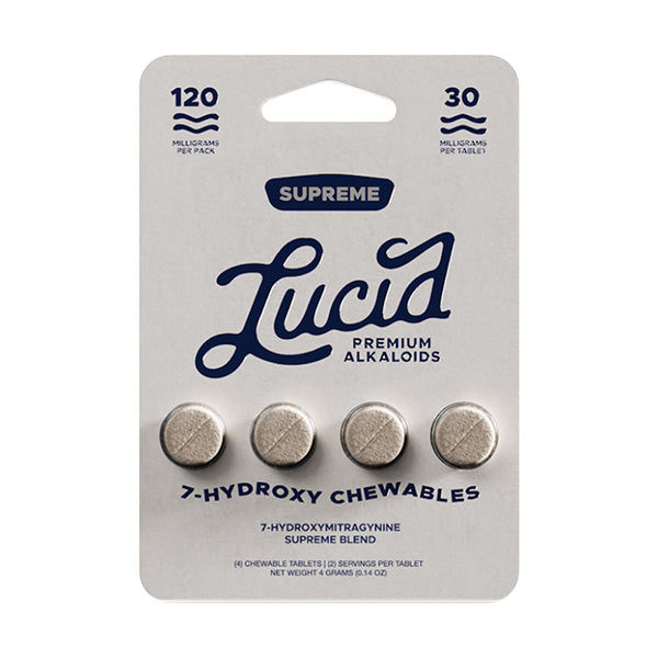 Lucid Supreme Blend 7-Hydroxy Tablets, 120mg, 4-count