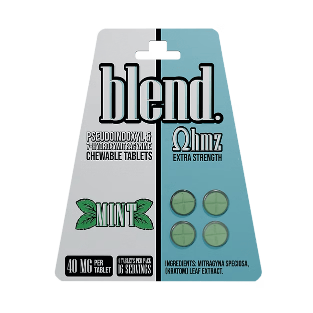 Blend Extra Strength 7-OH + Pseudo Tablets - Mint Flavor