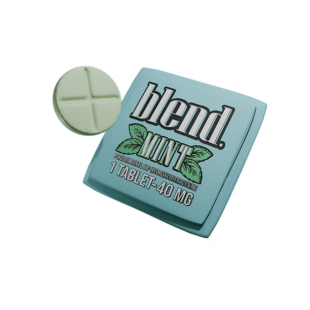 Blend Extra Strength 7-OH + Pseudo Tablets - Mint - 1 Count 40MG
