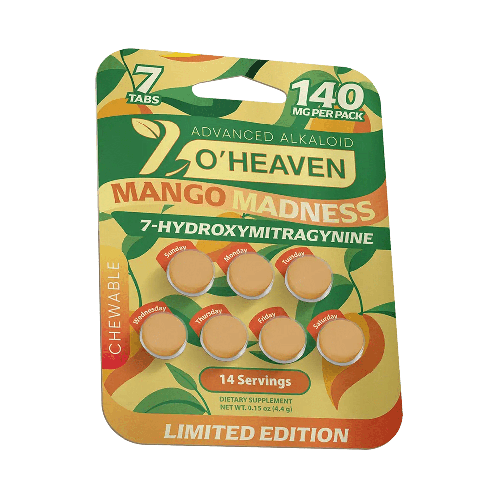 7-O’Heaven Limited Edition Advanced Alkaloid Tablets (140mg) - Mango Madness