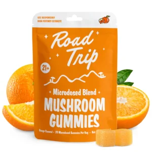 Road Trip Desert Stardust Mushroom Gummies (8 Count) - Orange