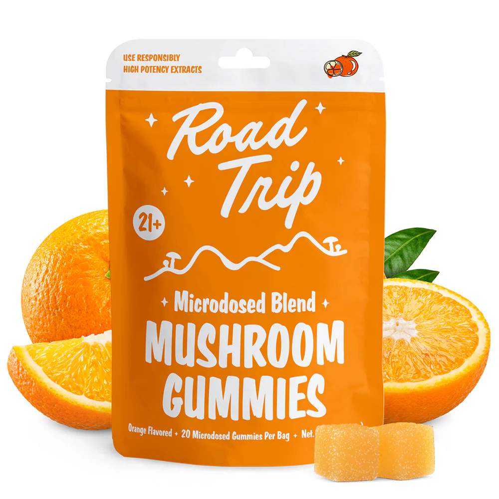 Road Trip Desert Stardust Mushroom Gummies (8 Count) - Orange