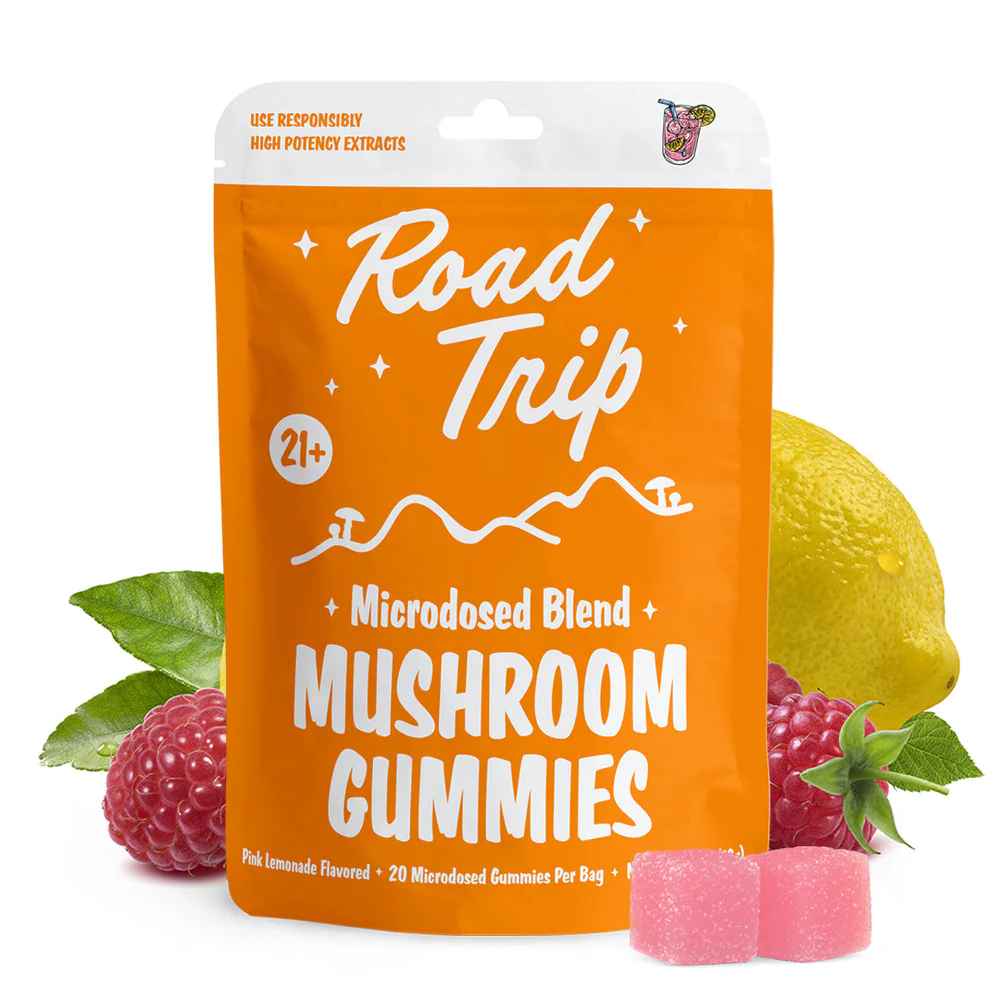 Road Trip Desert Stardust Mushroom Gummies (8 Count) - Pink Lemonade